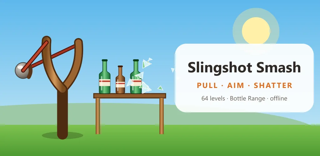 Slingshot Smash: Bottle Shot